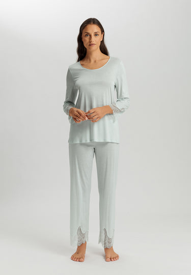 Melia Scalloped Lace Pajama Set | Ice Flow 74803-2577